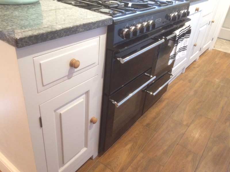 bespoke kitchens in Maidstone, Kent, hand painted units Solid wood cabinets made to order from The Bramble Tree kitchens